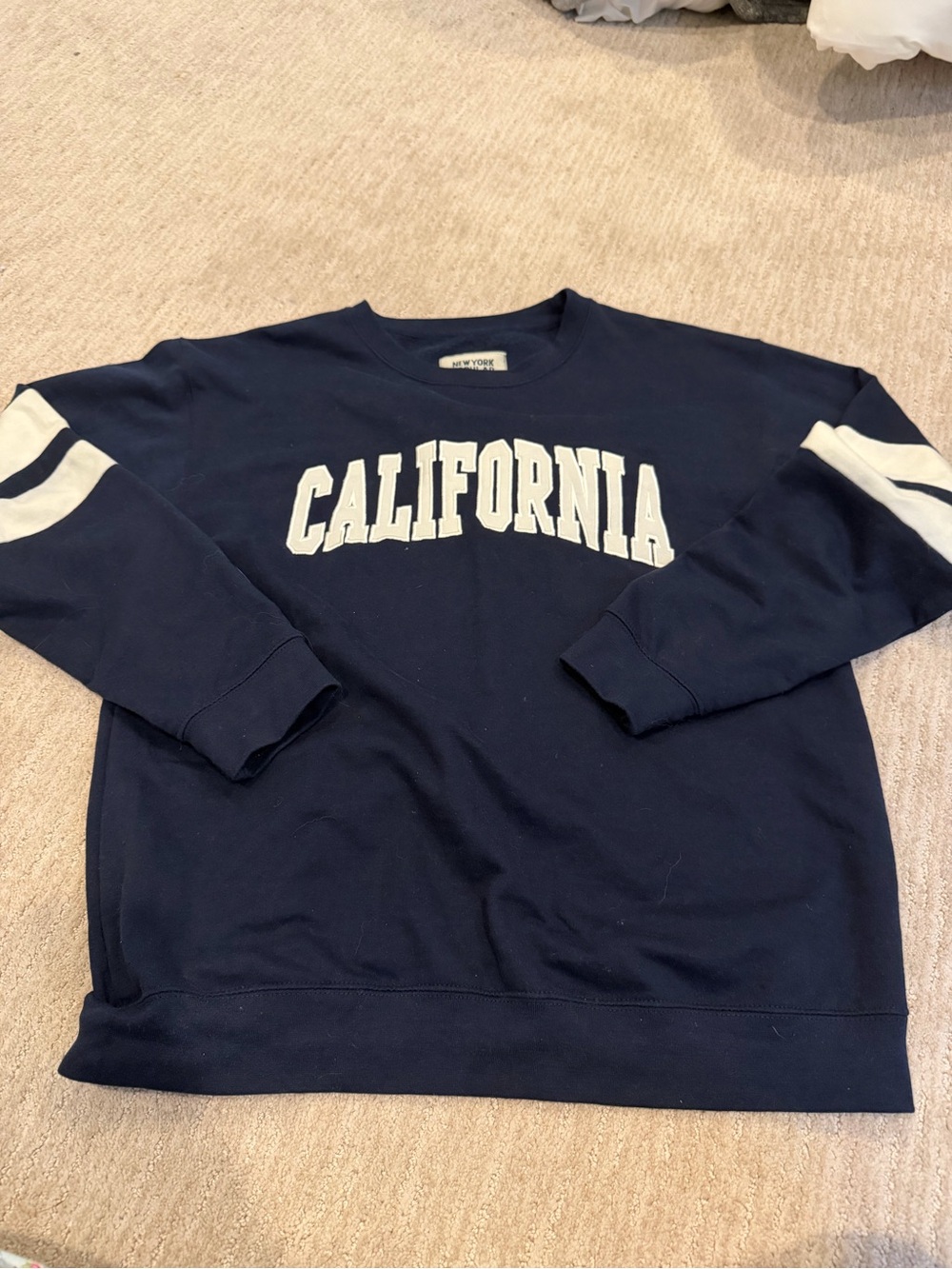 California Arch Graphic Crewneck Sweatshirt - Navy
